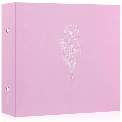 Obrázek produktu pro Fotoalbum z plátna, rozměry 30 x 30 cm, 30 přihrádek, vhodné pro scrapbooking