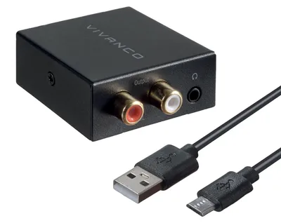 Immagine prodotto di VIVanco™Convertitore Toslink A RCA/Jack 3,5 Mm