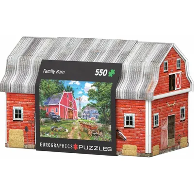 Immagine prodotto di Eurographics Puzzle Hofscheune in Puzzledose, 550 Teile, 33 x 48 cm, 8551-5601