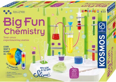 Obrázok produktu pre KOSMOS Big Fun Chemistry, experimentálna súprava, chemická stanica, pre deti, viacjazyčná, 616991