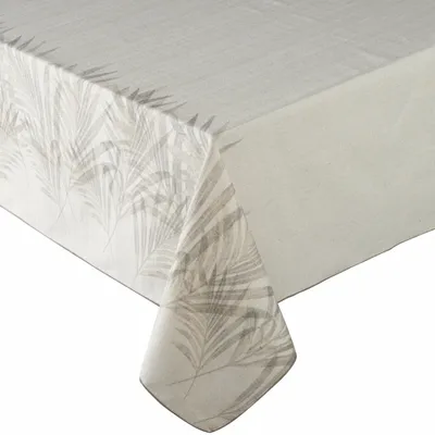 Produktbild von EUROFIRANY Tischdecke Tischtuch beige 145 x 220 cm Mitteldecke Boho