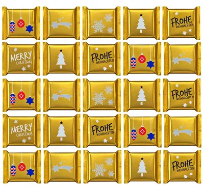 Produktbild von Ritter Sport mini Goldschatz Weihnachten 680er