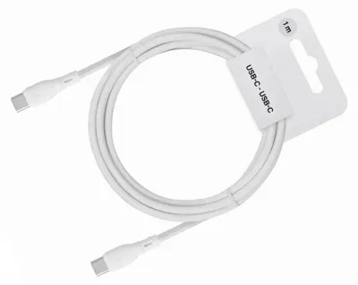 Image de Câble USB-C Blue Star 1m Blanc Charge Rapide
