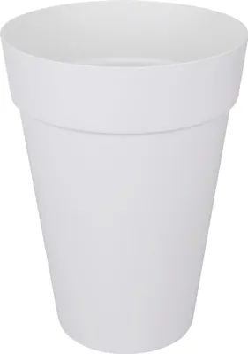 Produktbild von elho loft urban Rund Hoch 28 Übertopf - weiss