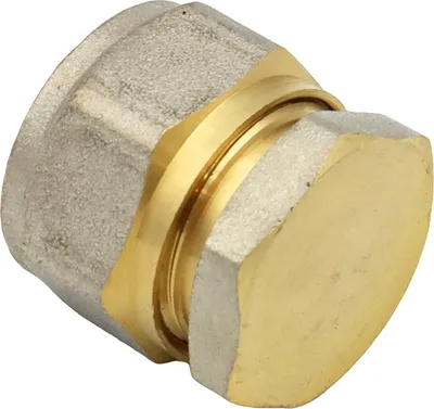 Produktbild von Pipetec Schraubfitting Stopfen 16x2 mm Endkappe Mehrschichtverbundrohr
