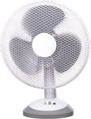 Obrázek produktu pro Stolní ventilátor Rosberg R51760B12, 30W, 30 cm, 3 rychlosti, Naklápění, Šedo-bílý