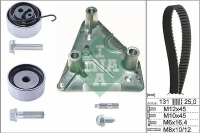 Produktbild von INA 530 0492 10 Zahnriemensatz für OPEL Corsa C Schrägheck (X01)