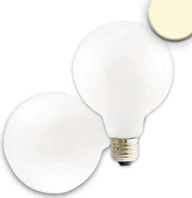 Produktbild von ISOLED E27 LED Globe G95, 8W, 360°, milky, warmweiß, dimmbar