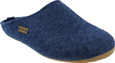 Produktbild von Haflinger Damen Herren Hausschuh Pantoffel Everest Fundus 481024, Größe:39 EU, Farbe:Blau
