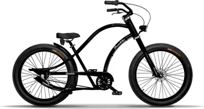 Produktbild von Plumbike Grand Chopper Falcon Fahrrad, 26" Räder, 3-Gang-Version, Mattschwarz