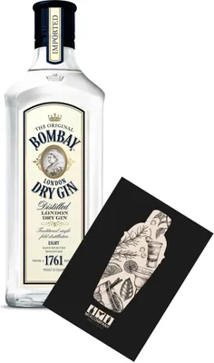 Produktbild von Bombay London Dry Gin 0,7L (37,5% Vol) The Original Bombay - [Enthält Sulfite]