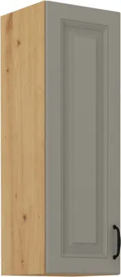 Immagine prodotto di Armadietto superiore alto SOPHIA - larghezza 30 cm, grigio chiaro / rovere artisan