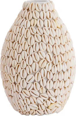 Produktbild von Light & Living - Vase MUSCHEL - Ø19x28cm - Weiß
