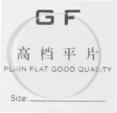 Produktbild von Mineralglas für Uhren, flach, Stärke 1,5 mm, Ø 27 mm - 42 mm