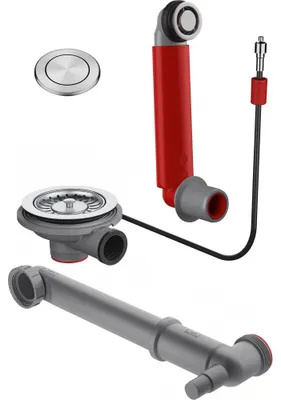 Produktbild von FRANKE 112.0687.688 Stößelventilset 1 Becken Druckknopf / Ersatzteil