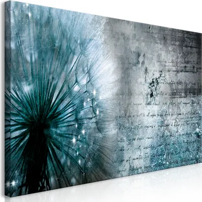 Produktbild von Wandbild Mega XXXL Pusteblume 250x125 cm Einteiliger XXL-Format Kunstdruck zur Selbstmontage Leinwandbilder moderne Bilder DIY Wanddekoration Wohnung Deko Blumen b-C-0180-ak-h