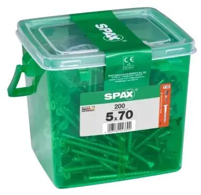 Immagine prodotto di Vite universale SPAX WIROX, 5x70 mm, 200 pezzi, 4191010500709