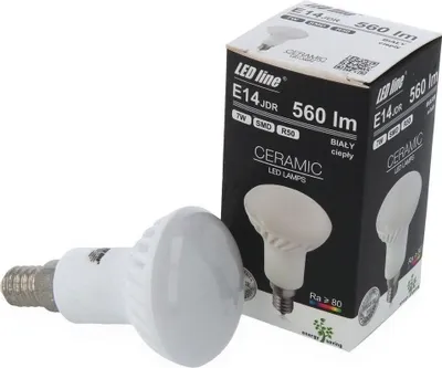 Obrázok produktu pre 10x LED Line® E14 7W LED 595lm R50 JDR 170-250V SMD 4000K Neutrálne biele osvetlenie Bodová reflektorová žiarovka Osvetlenie