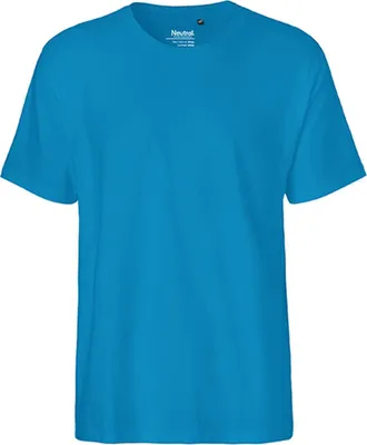 Immagine prodotto di Neutral O60001 | Maglietta classica da uomo / 100% cotone equosolidale - Colore: Sapphire - Taglia: 3XL