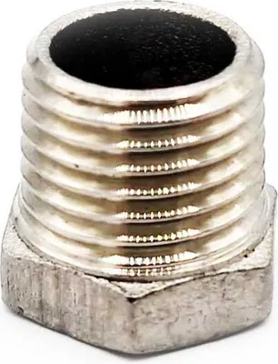 Produktbild von Sechskantstopfen 1/4" MZ, Edelstahl