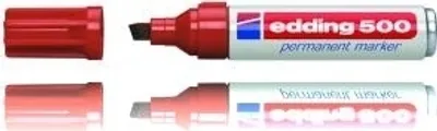 Produktbild von Edding 4-500 002 Permanent-Marker Meißel Rot 10 Stück(e)