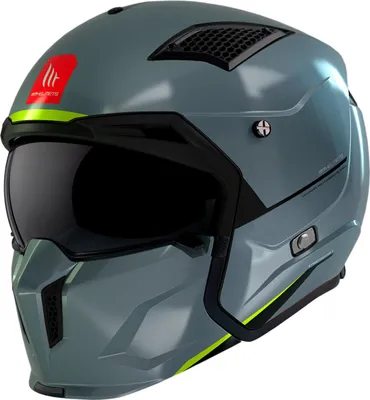 Image de Casque modulable MT Helmets Streetfighter SV S Solid A22 Gris Brillant taille M