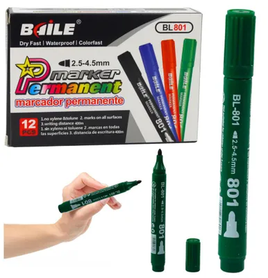 Produktbild von Permanentmarker wasserfest grün 2,5-4,5 mm
