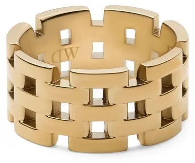 Produktbild von Atemberaubender Ring aus vergoldetem Stahl 5-Link DW0040100 - Schaltung: 56 mm