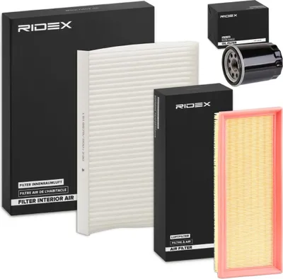 Produktbild von RIDEX Filterset Inspektionspaket Filtersatz für FIAT PUNTO (188) für LANCIA Y (840A)