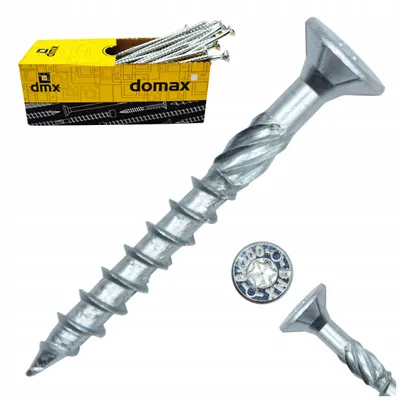 Produktbild von Domax Holzschrauben 4,5x50mm Senkkopf ZNG TX20 200 Stück