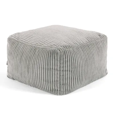 Produktbild von icon Sitzpouf Amara, Cord, Fußhocker Für Das Wohnzimmer, Sitzhocker, Sitzpouf, Sitzsack Hocker Groß, Sitzkissen - Hergestellt in Deutschland