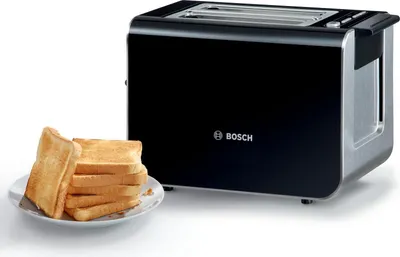 Produktbild von Bosch TAT8613N Toaster, Farbe:Schwarz