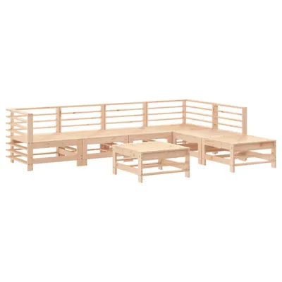 Produktbild von vidaXL 7-tlg. Garten-Lounge-Set Massivholz Kiefer
