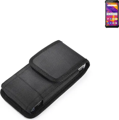 Produktbild von Holster Gürteltasche kompatibel mit Blackview BV6600 Pro Holster Gürtel Tasche wasserabweisend Handy Hülle Schutz Hülle Outdoor schwarz K-S-Trade