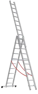 Produktbild von Euroline 207 Mehrzweckleiter 3x10 Sprossen