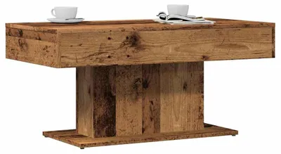 Immagine prodotto di Maison Exclusive - Tavolino effetto legno antico 96 x 50 x 45 cm in materiale composito
