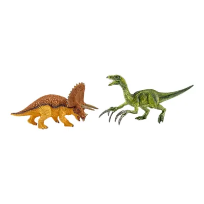 Produktbild von Schleich - Tierfiguren, Triceratops und Therizinosaurus, klein; 42217