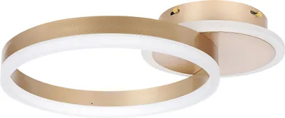 Obrázok produktu pre BELIANI LED lampa zlatá hliníková kruhová v tvare prstenca glamour minimalistická obývacia izba spálňa
