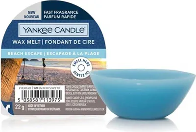 Obrázok produktu pre Yankee Candle Beach Escape, Kolo, Modrá, 22 g, 1 kusov