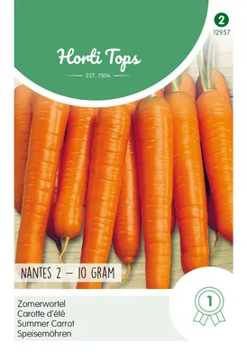 Productafbeelding van Speisemorhielen Nantaise | Morielzaad van Hortitops [Houdbaar tot 07/2024]