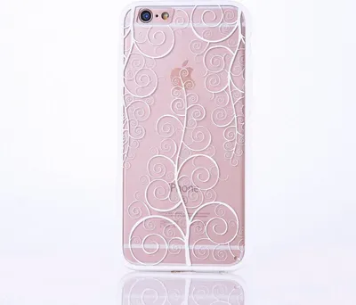 Produktbild von Handy Hülle Mandala für Apple iPhone 8 Plus Design Case Schutzhülle Motiv Blume Cover Tasche Bumper Weiß