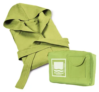 Productafbeelding van Banzaii badjas van 100% microvezel met capuchon - badjas voor dames en heren