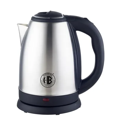 Produktbild von Herzberg HG-5011SIL: 1.8L 1500W Edelstahl-Wasserkocher - Grau