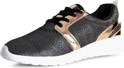 Produktbild von topschuhe24 1055 Damen Turnschuhe Sneaker Sportschuhe, Farbe:Schwarz, Größe:36 EU