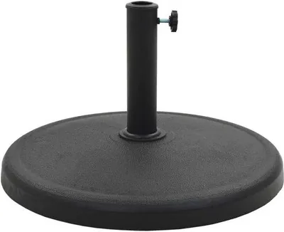 Produktbild von Parasolfuß Rund - Wetterfester Stabilisateur - 54,5 x 36 cm - Schwarz