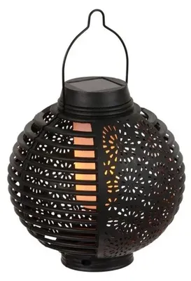 Immagine prodotto di Solar lanterns "Flame" black, set of 2