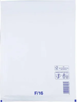 Image de Enveloppe à bulles No.16F, 240x350 mm, autocollante avec ruban adhésif, 10 pièc