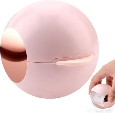 Immagine prodotto di Rimuovi peli con sfera adesiva, lavabile, per peli di animali, rosa
