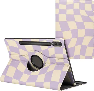 Productafbeelding van imoshion 360° Draaibare Design Bookcase voor de Samsung Galaxy Tab S10 Plus / Tab S9 FE Plus / Tab S9 Plus - Dancing Cubes