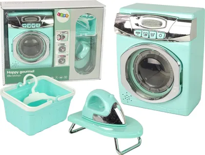 Produktbild von Waschmaschine Bügeleisen Bügelset Mint